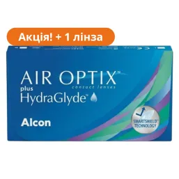 Контактні лінзи Air Optix plus HydraGlyde